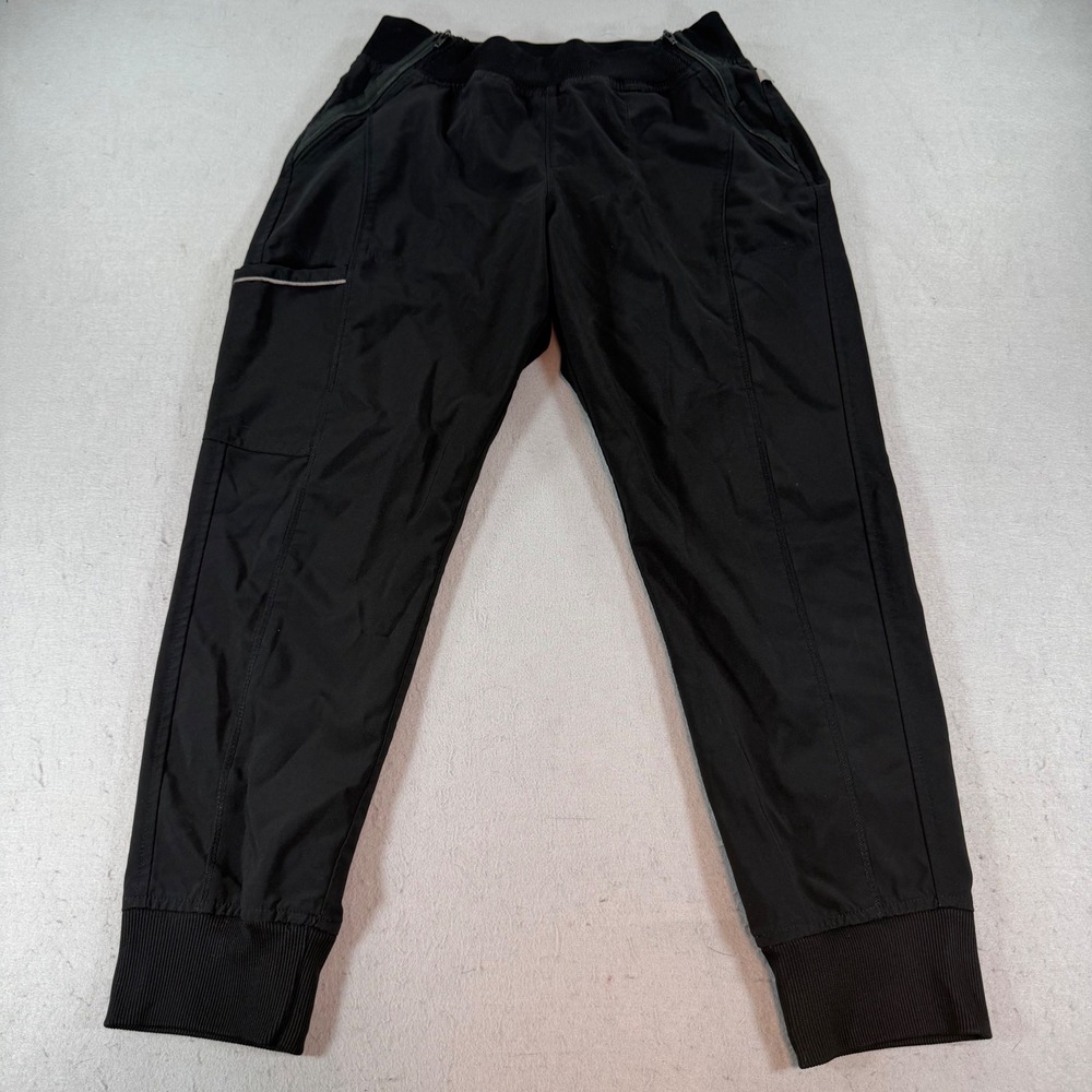 Cherokee Infinity Scrub Jogger‎ Pants Petite Medium Black Stretch